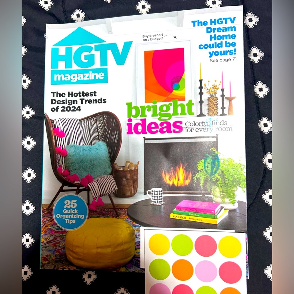 New HGTV Magazine-Bright ideas